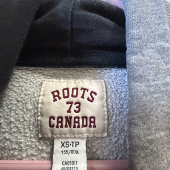 ROOTS Grey 73 Hooded Sweatshirt - Picture 3 of 4